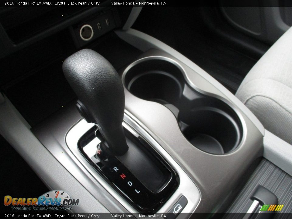 2016 Honda Pilot EX AWD Crystal Black Pearl / Gray Photo #14