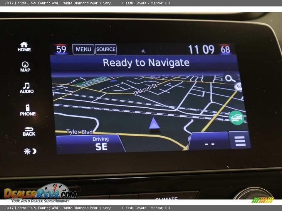 2017 Honda CR-V Touring AWD White Diamond Pearl / Ivory Photo #11