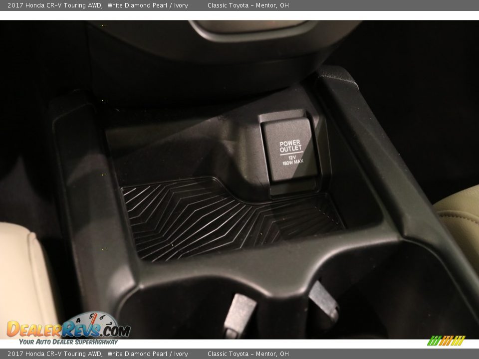 2017 Honda CR-V Touring AWD White Diamond Pearl / Ivory Photo #16