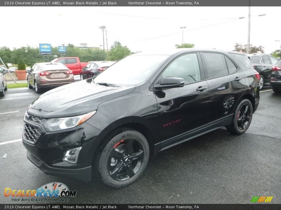 2019 Chevrolet Equinox LT AWD Mosaic Black Metallic / Jet Black Photo #1