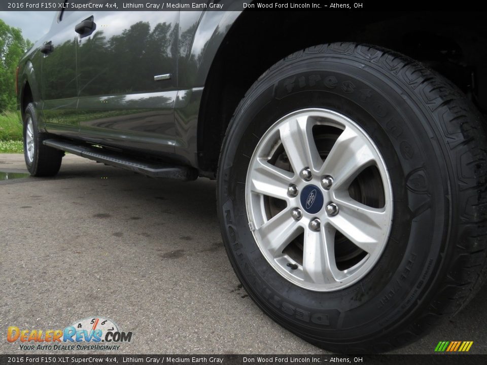 2016 Ford F150 XLT SuperCrew 4x4 Lithium Gray / Medium Earth Gray Photo #3