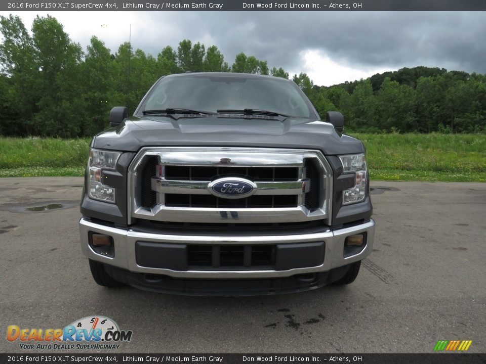 2016 Ford F150 XLT SuperCrew 4x4 Lithium Gray / Medium Earth Gray Photo #4