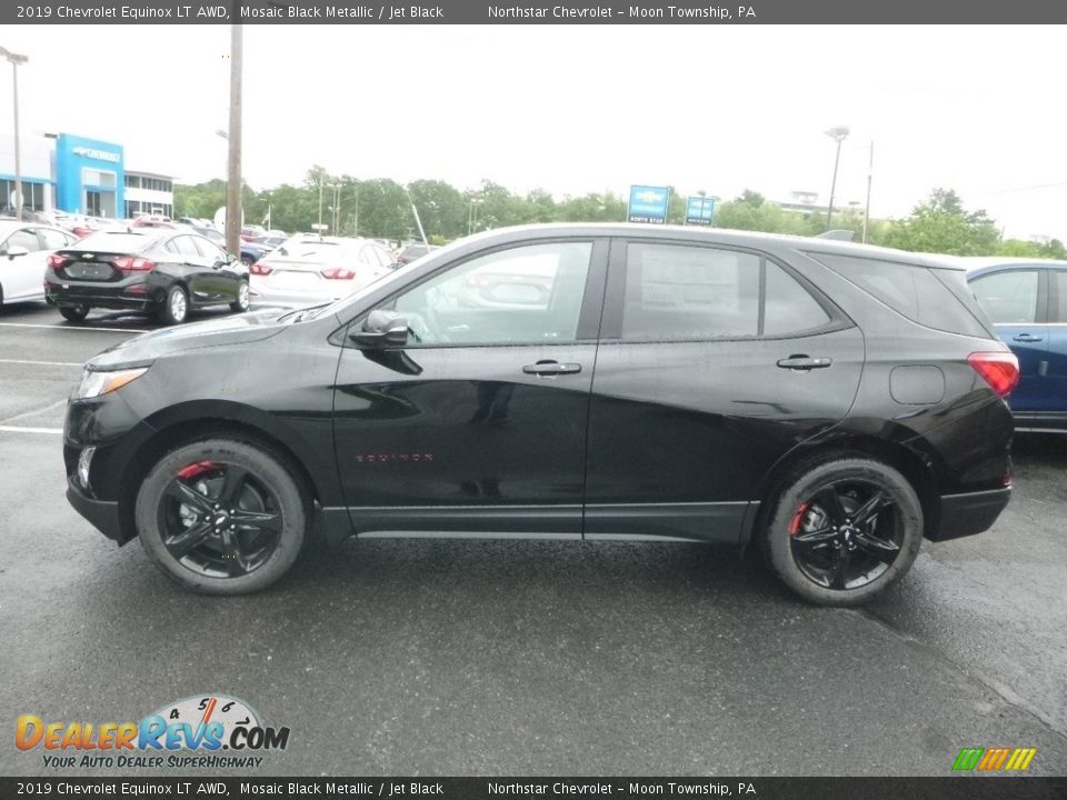 2019 Chevrolet Equinox LT AWD Mosaic Black Metallic / Jet Black Photo #3