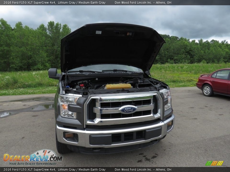 2016 Ford F150 XLT SuperCrew 4x4 Lithium Gray / Medium Earth Gray Photo #5