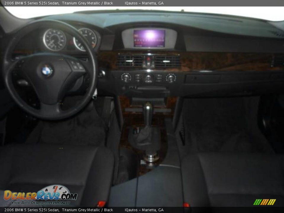 2006 BMW 5 Series 525i Sedan Titanium Grey Metallic / Black Photo #23