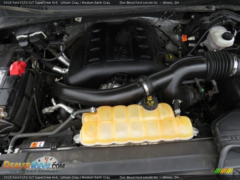 2016 Ford F150 XLT SuperCrew 4x4 Lithium Gray / Medium Earth Gray Photo #6