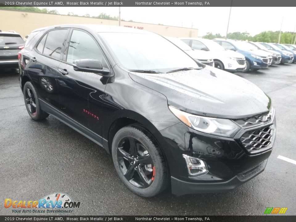 2019 Chevrolet Equinox LT AWD Mosaic Black Metallic / Jet Black Photo #8
