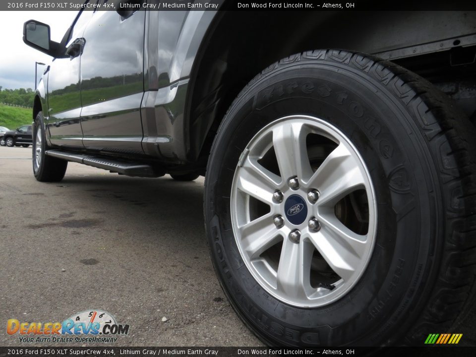 2016 Ford F150 XLT SuperCrew 4x4 Lithium Gray / Medium Earth Gray Photo #10