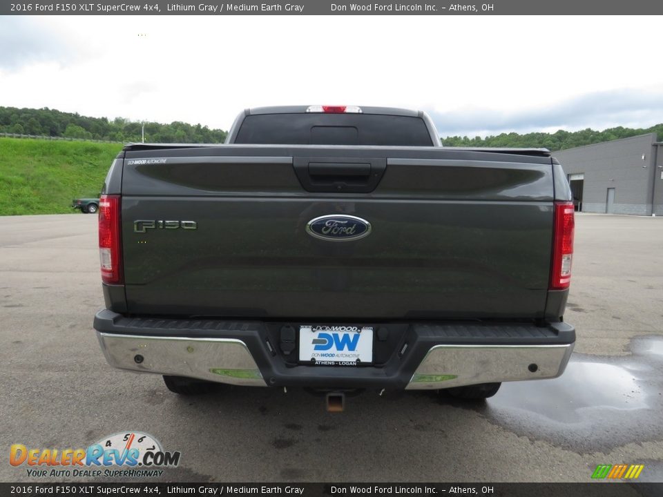 2016 Ford F150 XLT SuperCrew 4x4 Lithium Gray / Medium Earth Gray Photo #11