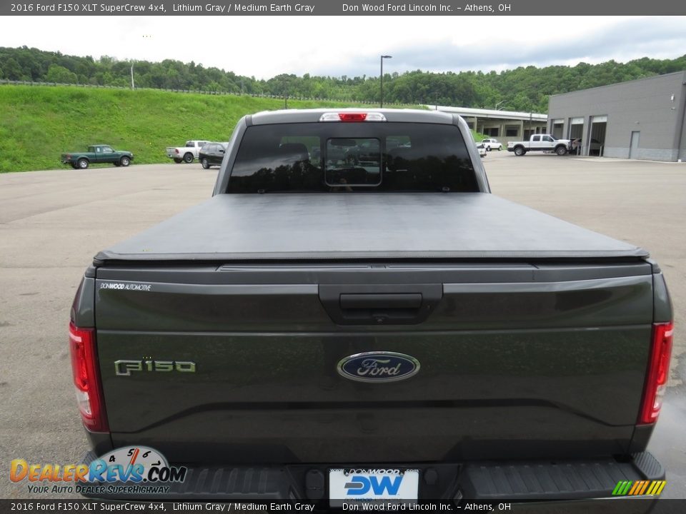 2016 Ford F150 XLT SuperCrew 4x4 Lithium Gray / Medium Earth Gray Photo #12
