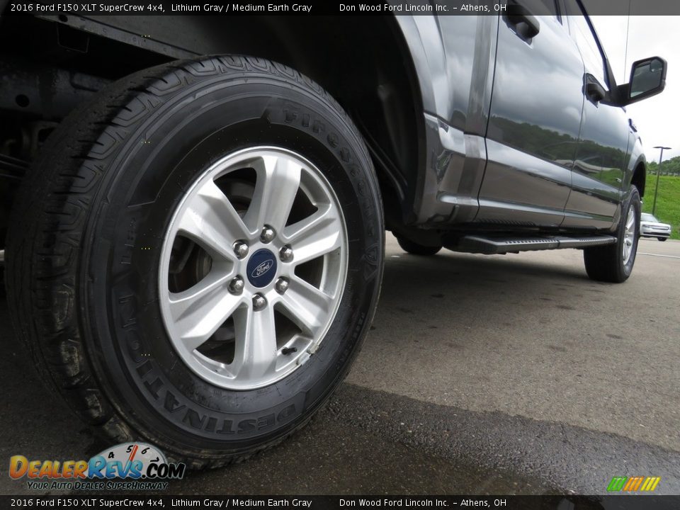 2016 Ford F150 XLT SuperCrew 4x4 Lithium Gray / Medium Earth Gray Photo #14