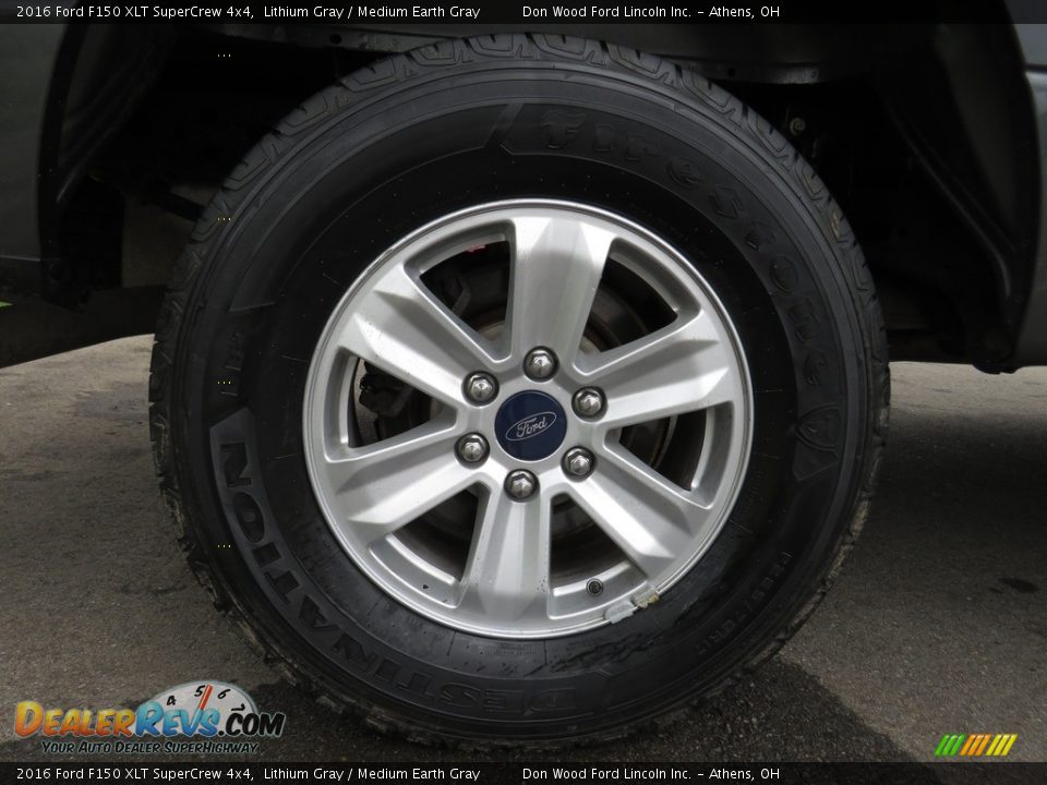2016 Ford F150 XLT SuperCrew 4x4 Lithium Gray / Medium Earth Gray Photo #15