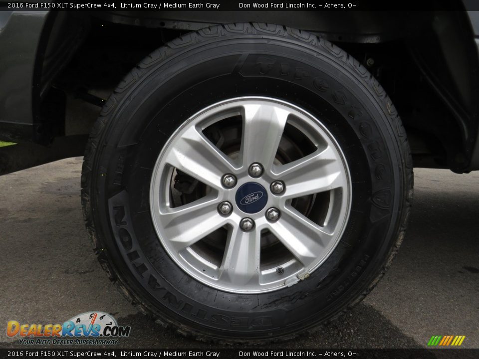 2016 Ford F150 XLT SuperCrew 4x4 Lithium Gray / Medium Earth Gray Photo #16