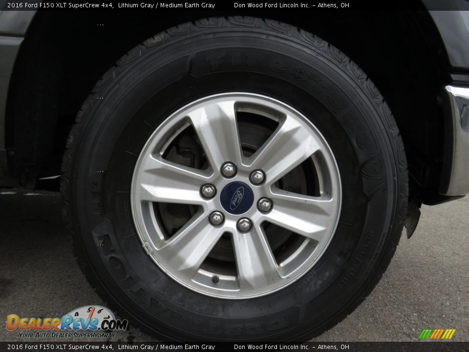 2016 Ford F150 XLT SuperCrew 4x4 Lithium Gray / Medium Earth Gray Photo #17