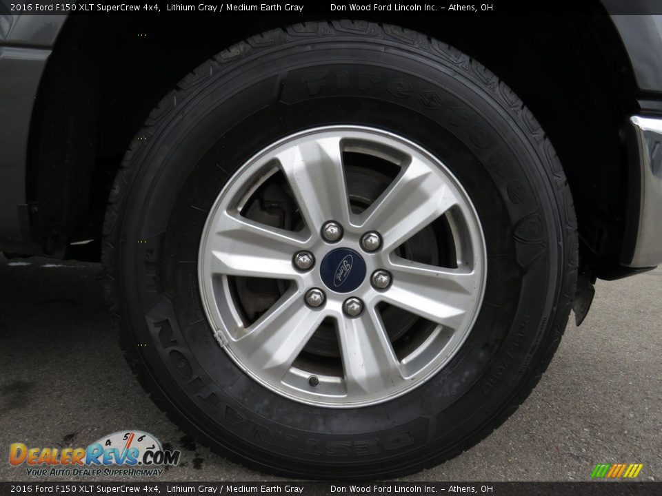 2016 Ford F150 XLT SuperCrew 4x4 Lithium Gray / Medium Earth Gray Photo #18