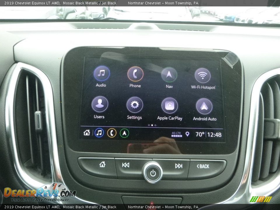 2019 Chevrolet Equinox LT AWD Mosaic Black Metallic / Jet Black Photo #17