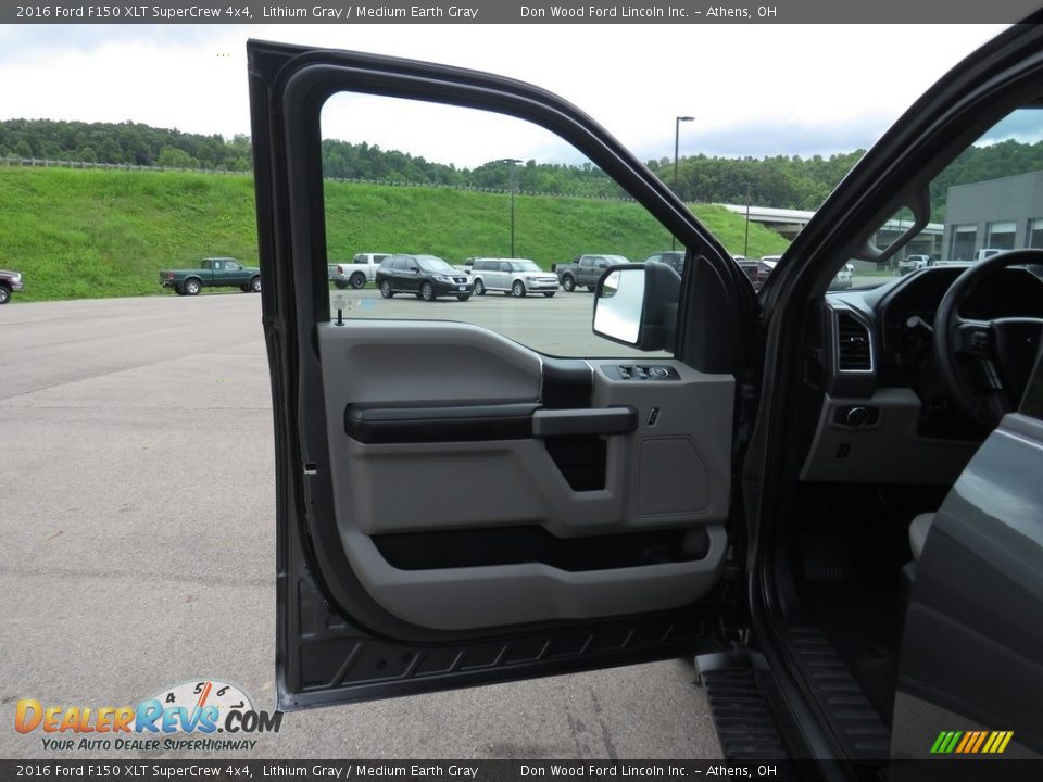 2016 Ford F150 XLT SuperCrew 4x4 Lithium Gray / Medium Earth Gray Photo #19