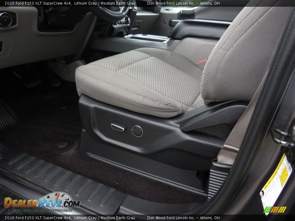 2016 Ford F150 XLT SuperCrew 4x4 Lithium Gray / Medium Earth Gray Photo #20