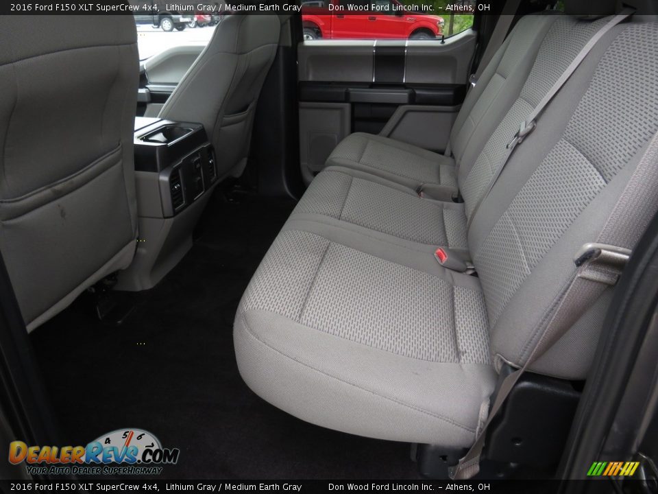 2016 Ford F150 XLT SuperCrew 4x4 Lithium Gray / Medium Earth Gray Photo #24