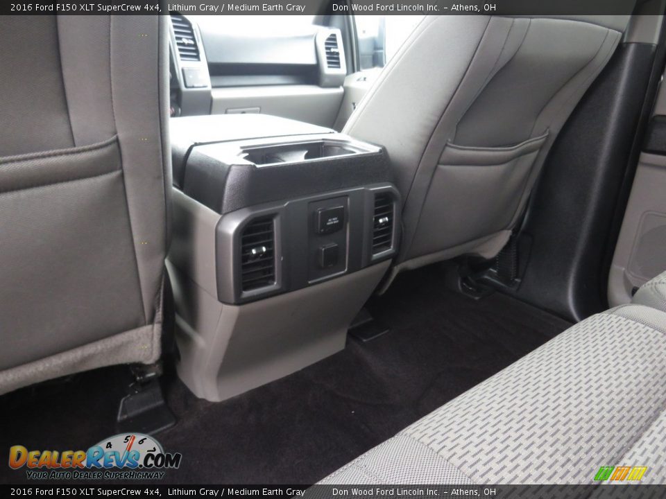 2016 Ford F150 XLT SuperCrew 4x4 Lithium Gray / Medium Earth Gray Photo #25