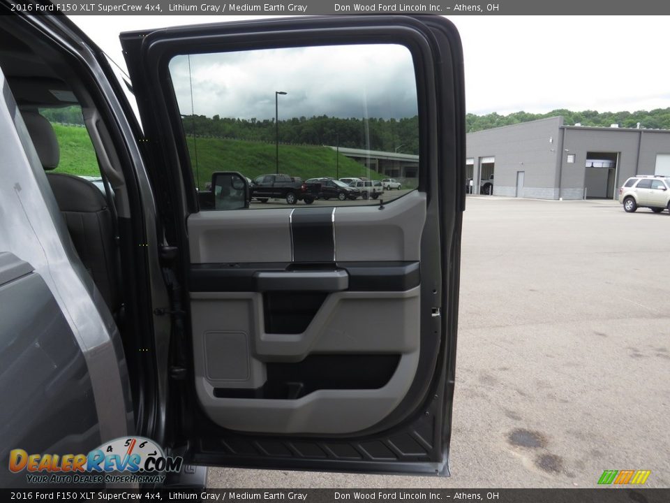 2016 Ford F150 XLT SuperCrew 4x4 Lithium Gray / Medium Earth Gray Photo #26