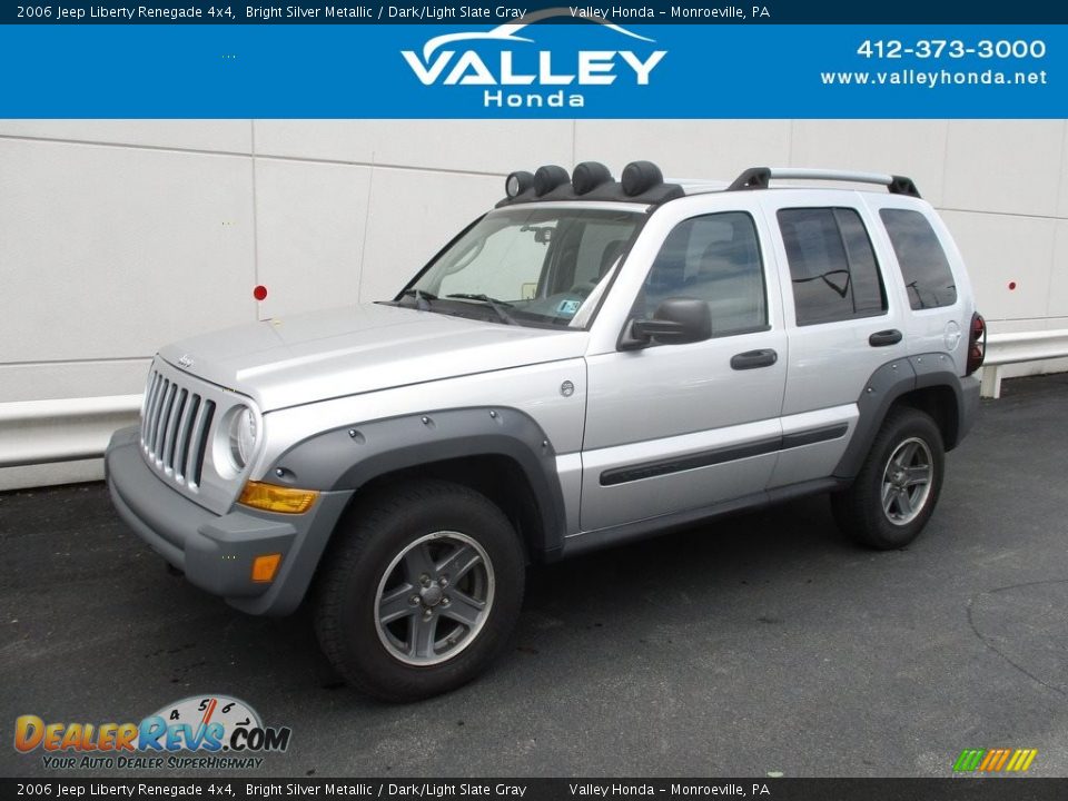 2006 Jeep Liberty Renegade 4x4 Bright Silver Metallic / Dark/Light Slate Gray Photo #1