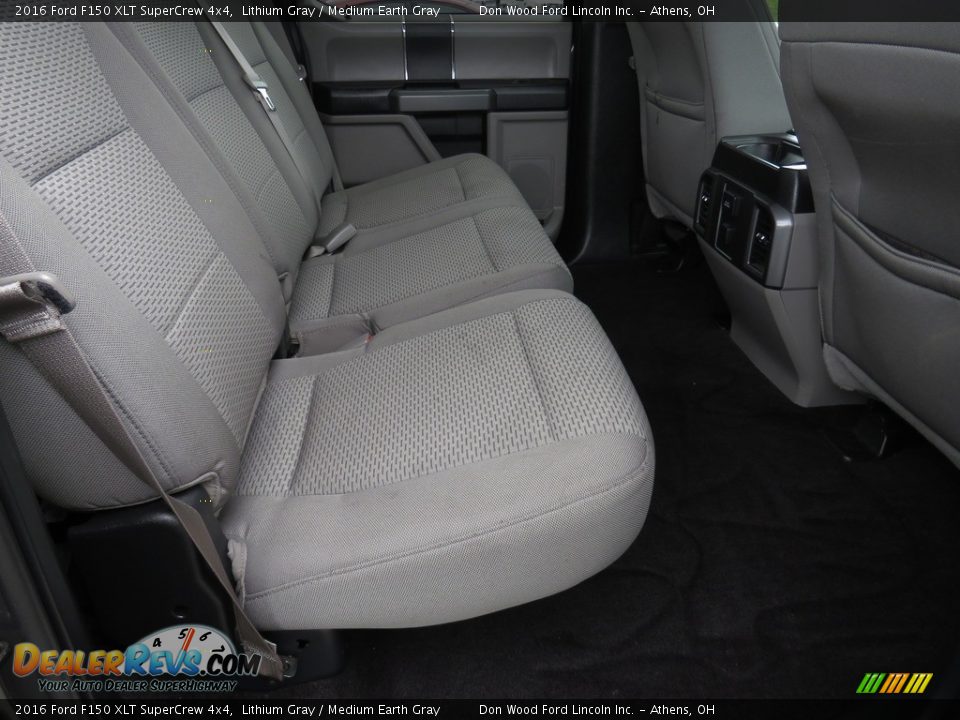 2016 Ford F150 XLT SuperCrew 4x4 Lithium Gray / Medium Earth Gray Photo #27