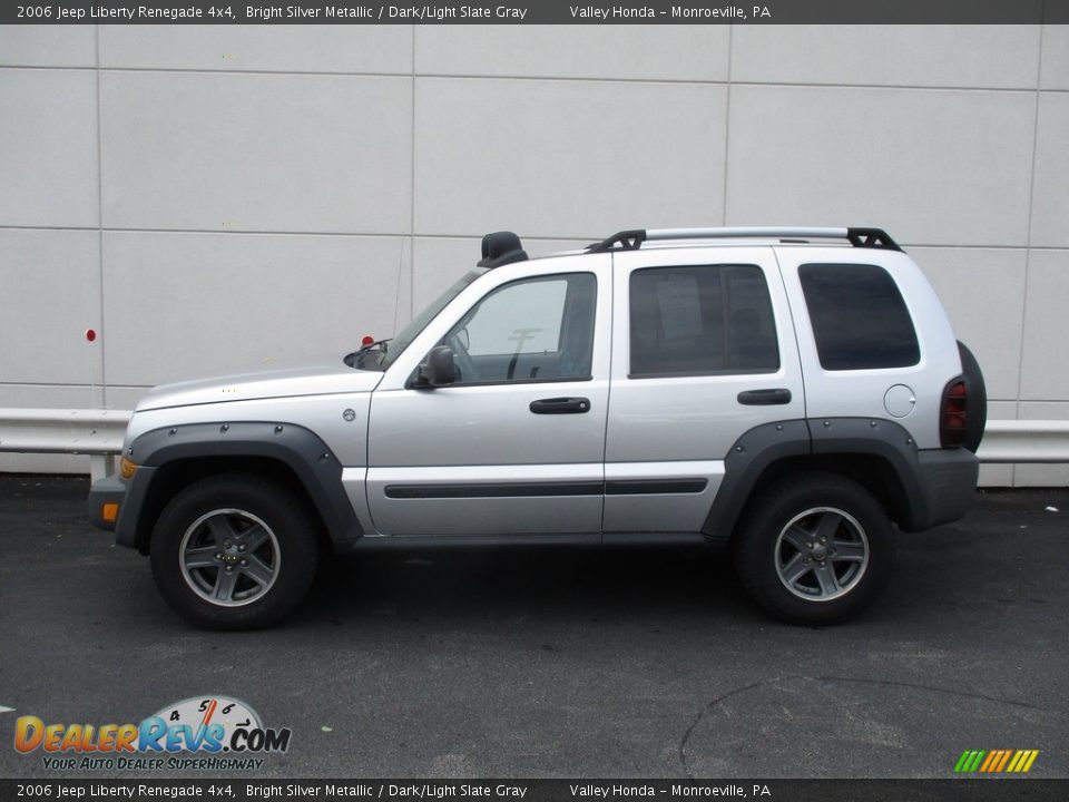 2006 Jeep Liberty Renegade 4x4 Bright Silver Metallic / Dark/Light Slate Gray Photo #2