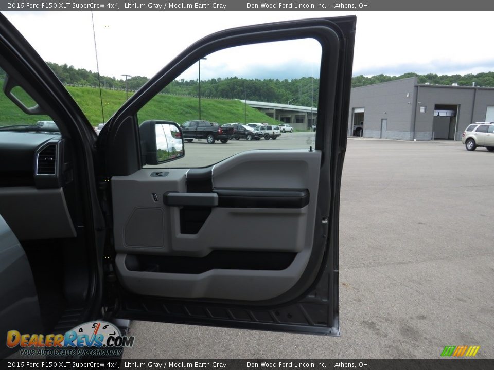 2016 Ford F150 XLT SuperCrew 4x4 Lithium Gray / Medium Earth Gray Photo #28