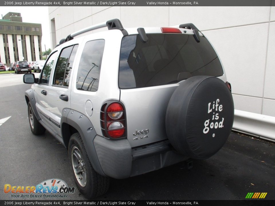 2006 Jeep Liberty Renegade 4x4 Bright Silver Metallic / Dark/Light Slate Gray Photo #3