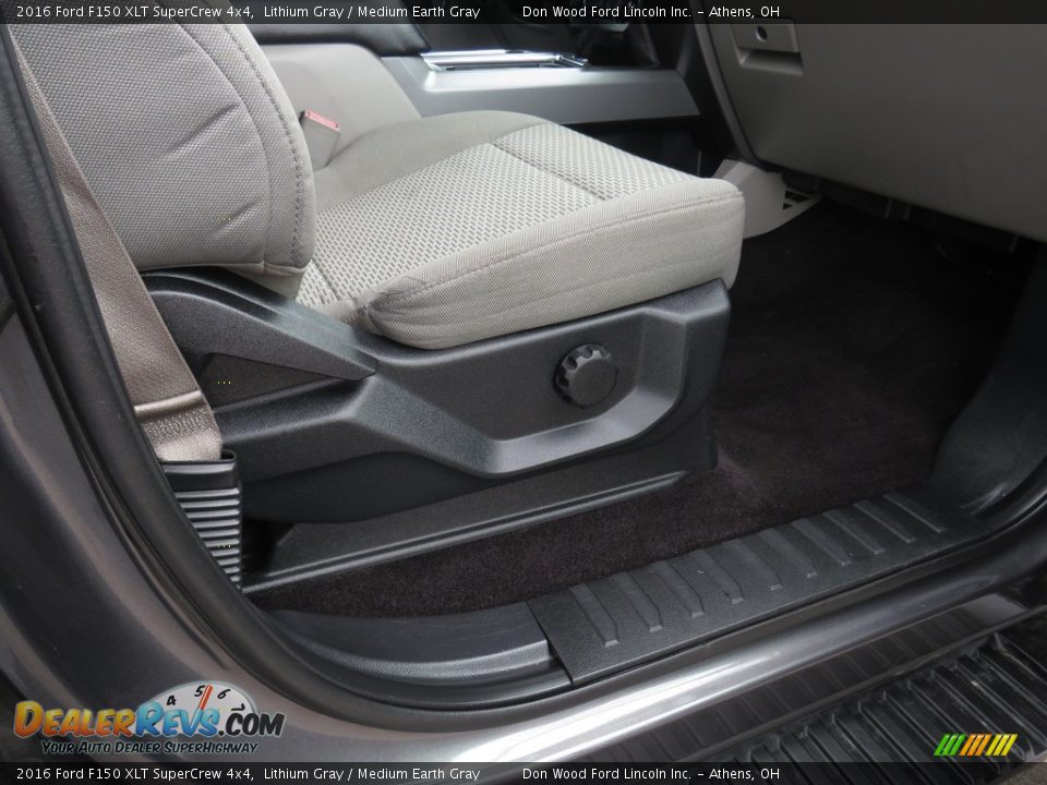 2016 Ford F150 XLT SuperCrew 4x4 Lithium Gray / Medium Earth Gray Photo #29