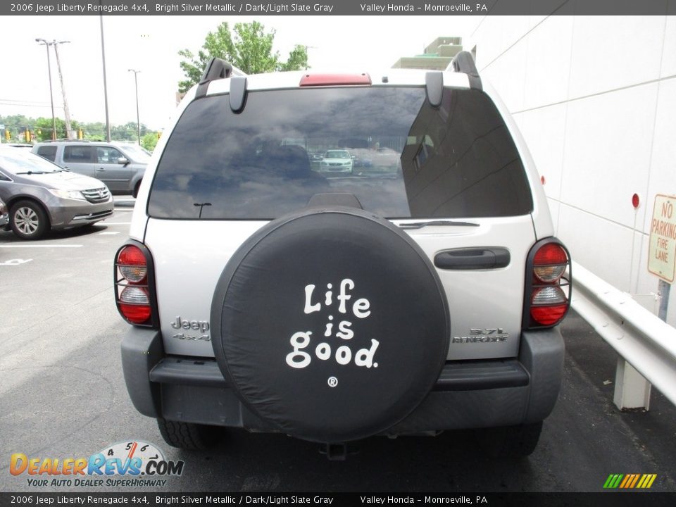 2006 Jeep Liberty Renegade 4x4 Bright Silver Metallic / Dark/Light Slate Gray Photo #4
