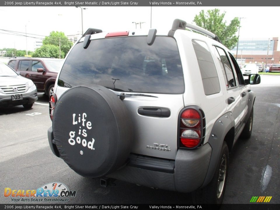 2006 Jeep Liberty Renegade 4x4 Bright Silver Metallic / Dark/Light Slate Gray Photo #5