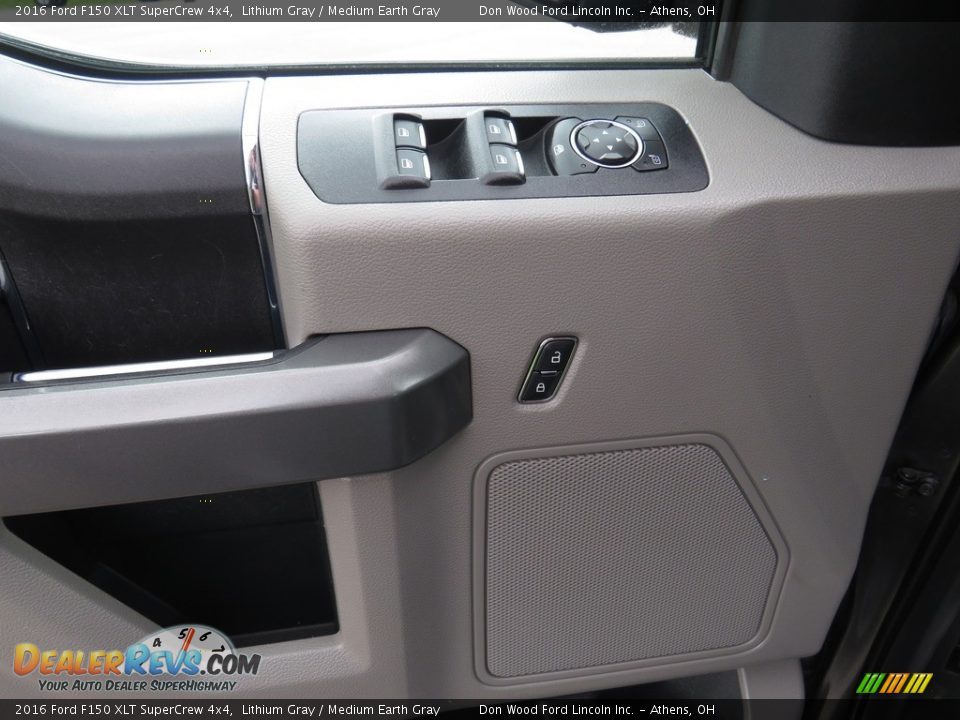 2016 Ford F150 XLT SuperCrew 4x4 Lithium Gray / Medium Earth Gray Photo #31