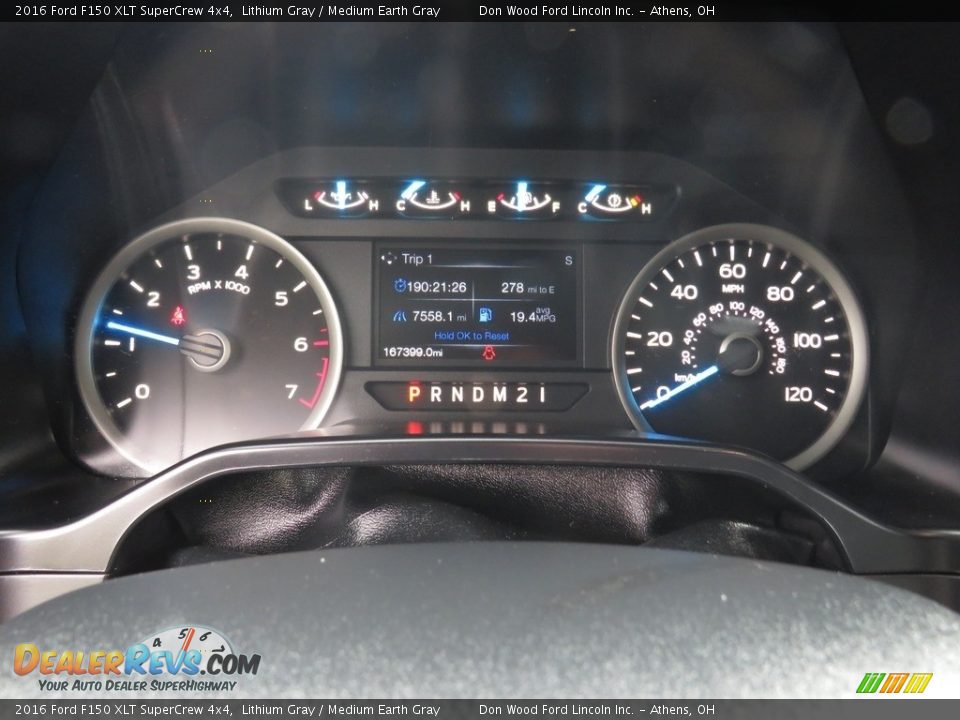 2016 Ford F150 XLT SuperCrew 4x4 Lithium Gray / Medium Earth Gray Photo #33