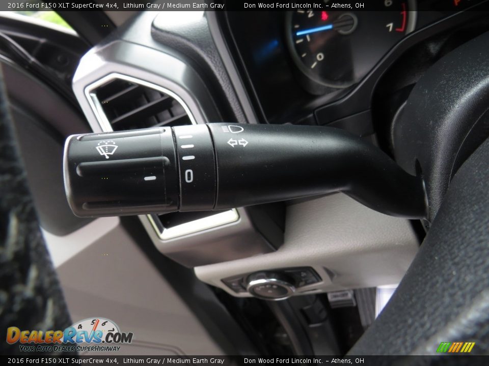 2016 Ford F150 XLT SuperCrew 4x4 Lithium Gray / Medium Earth Gray Photo #35