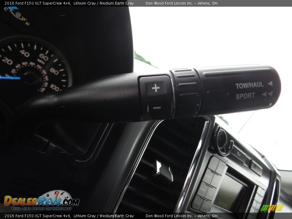 2016 Ford F150 XLT SuperCrew 4x4 Lithium Gray / Medium Earth Gray Photo #36