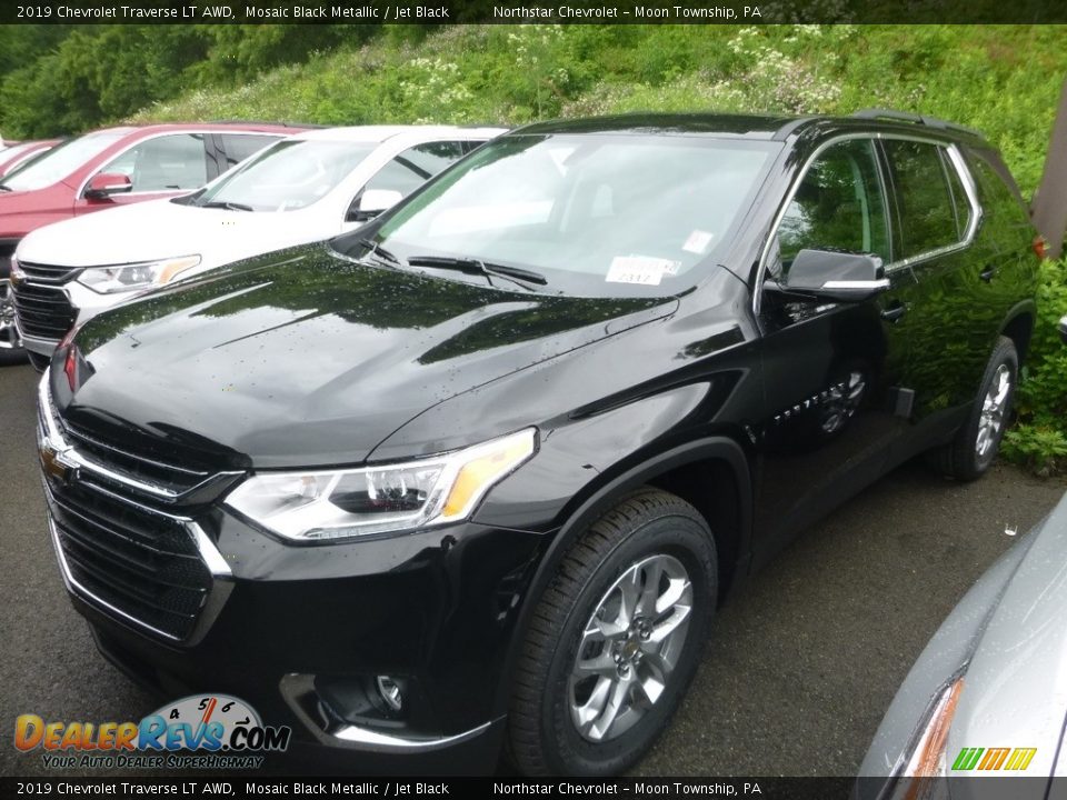 2019 Chevrolet Traverse LT AWD Mosaic Black Metallic / Jet Black Photo #1