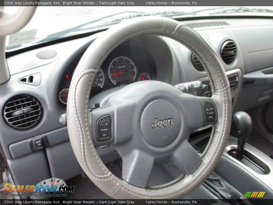 2006 Jeep Liberty Renegade 4x4 Bright Silver Metallic / Dark/Light Slate Gray Photo #15