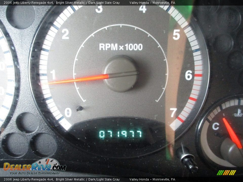 2006 Jeep Liberty Renegade 4x4 Bright Silver Metallic / Dark/Light Slate Gray Photo #20