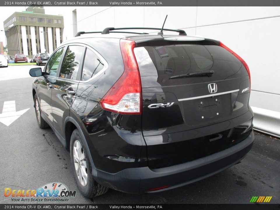 2014 Honda CR-V EX AWD Crystal Black Pearl / Black Photo #3