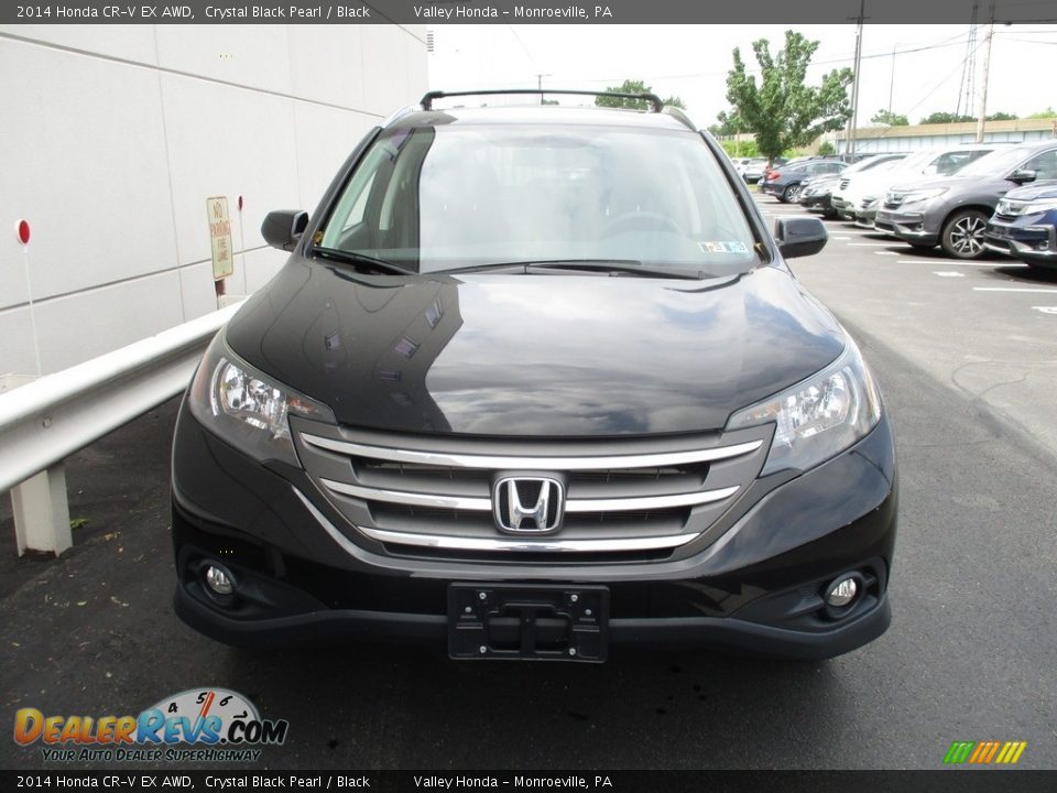 2014 Honda CR-V EX AWD Crystal Black Pearl / Black Photo #7