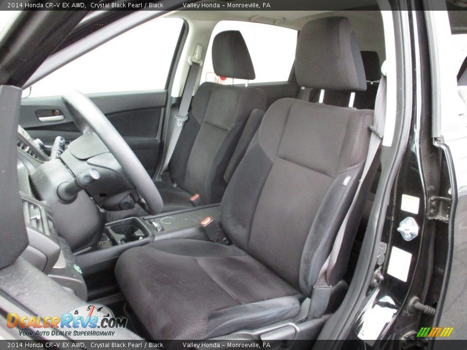 2014 Honda CR-V EX AWD Crystal Black Pearl / Black Photo #11