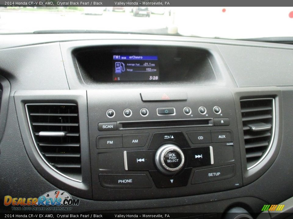2014 Honda CR-V EX AWD Crystal Black Pearl / Black Photo #15