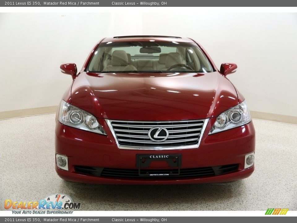 2011 Lexus ES 350 Matador Red Mica / Parchment Photo #2