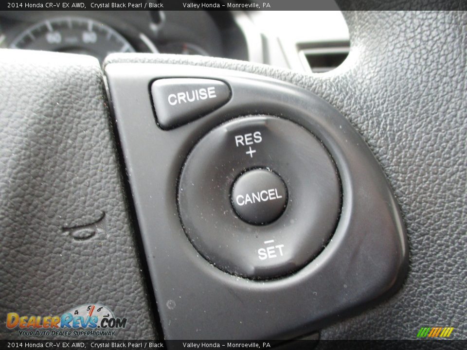 2014 Honda CR-V EX AWD Crystal Black Pearl / Black Photo #16