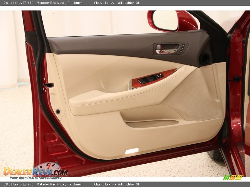 2011 Lexus ES 350 Matador Red Mica / Parchment Photo #4