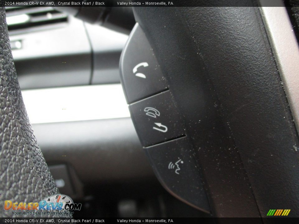 2014 Honda CR-V EX AWD Crystal Black Pearl / Black Photo #17
