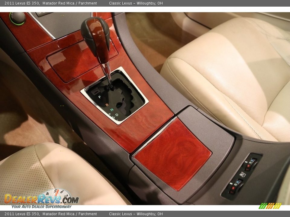 2011 Lexus ES 350 Matador Red Mica / Parchment Photo #11