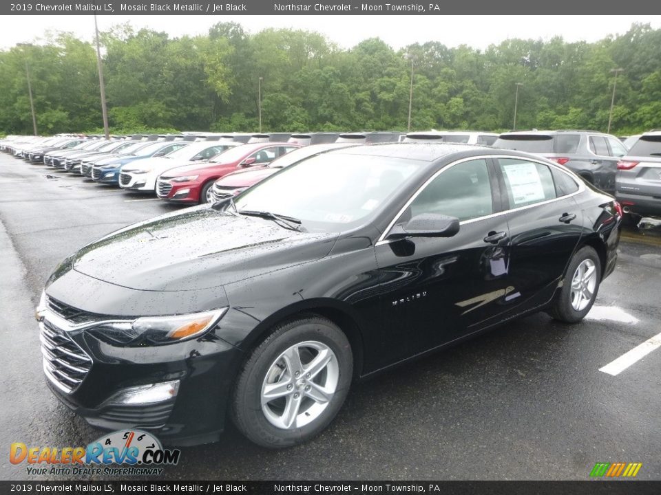 2019 Chevrolet Malibu LS Mosaic Black Metallic / Jet Black Photo #1